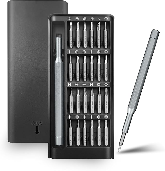 24-in-1 Professional Precision Screwdriver Set, Small Magnetic Screwdriver Sets for Fixing Electronics